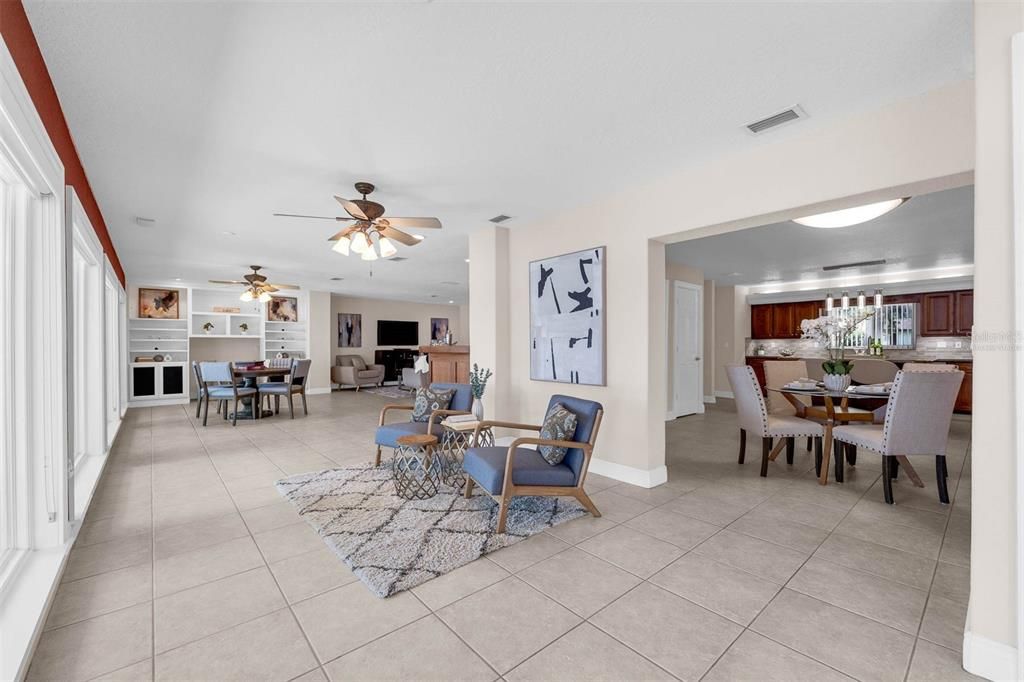 Chandelier, Dining room, Interior, Living room, Recessed Lighting