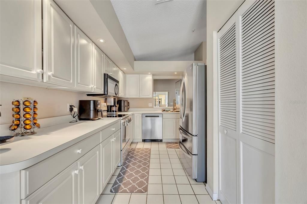 Interior, Kitchen, Recessed Lighting, Stainless Steel Appliances