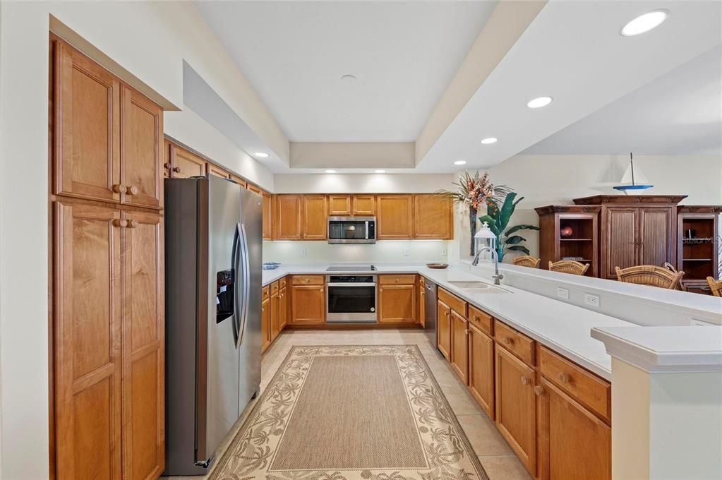 Interior, Kitchen, Recessed Lighting, Stainless Steel Appliances
