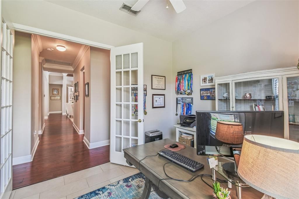 Home Office, Interior, Wood Texture Flooring