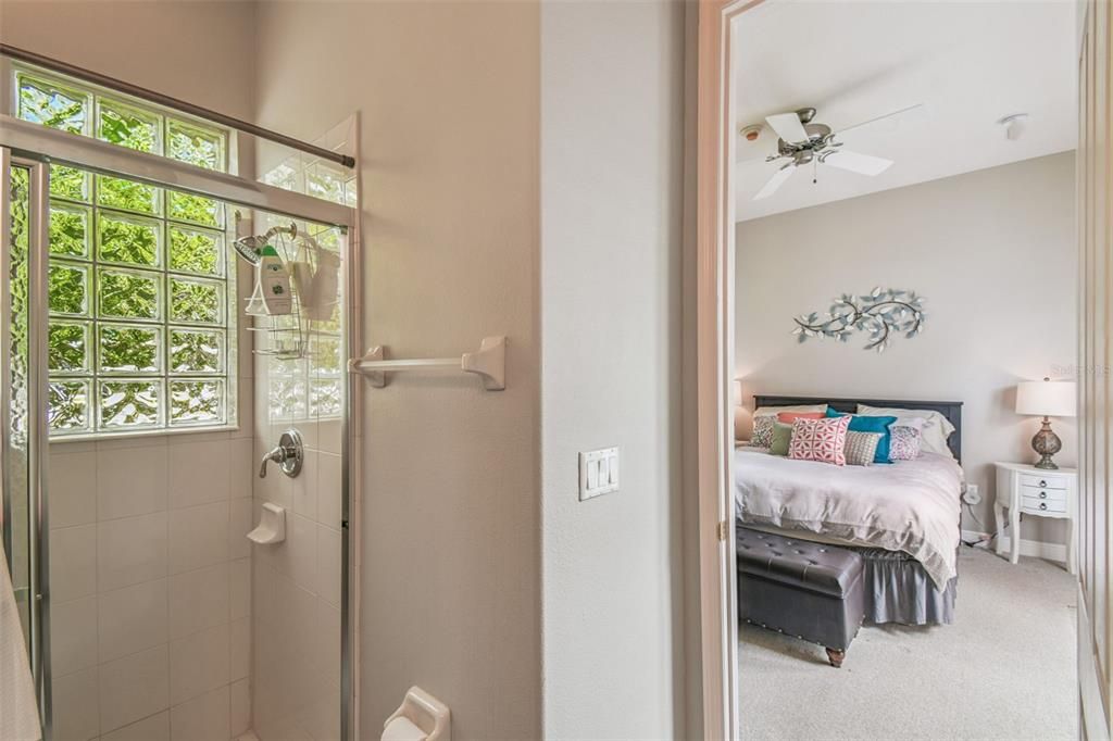 Bathroom, Bedroom, Glass Shower, Interior