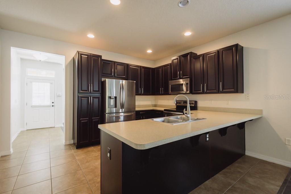 Interior, Kitchen, Recessed Lighting, Stainless Steel Appliances