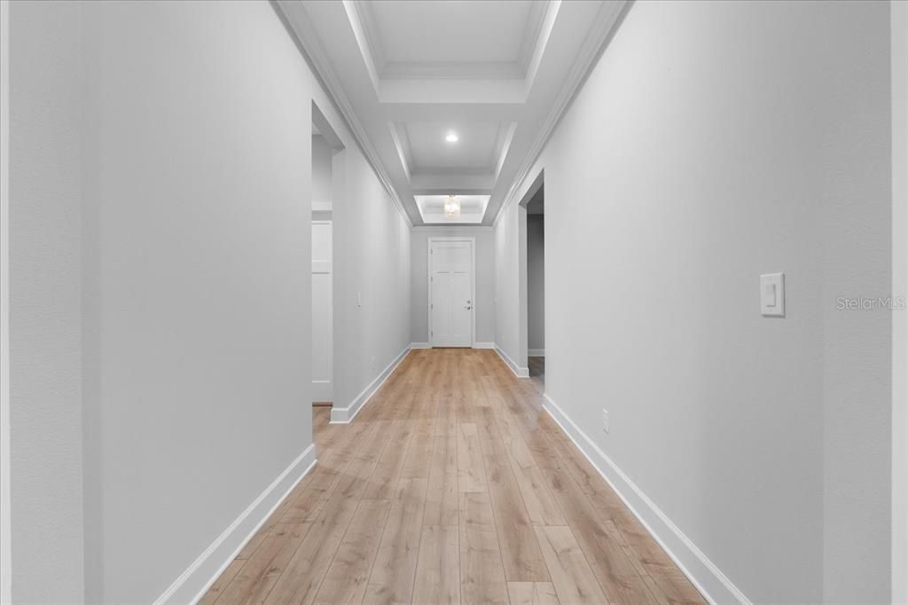 Interior, Recessed Lighting, Wood Texture Flooring