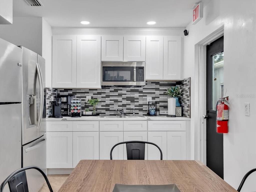 Interior, Kitchen, Recessed Lighting, Stainless Steel Appliances