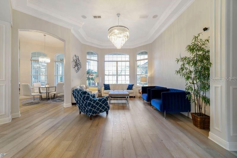 Chandelier, Dining room, Interior, Living room, Wood Texture Flooring
