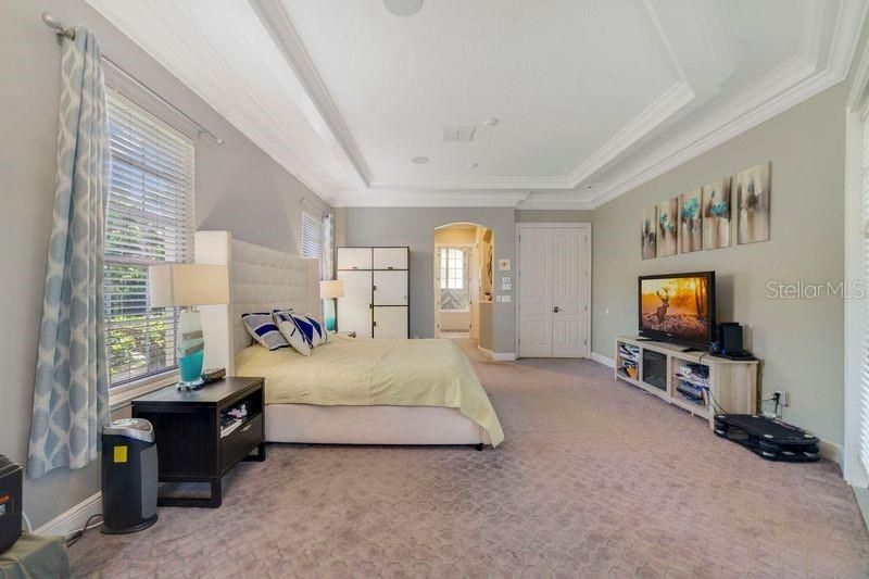 Bedroom, Interior, Recessed Lighting