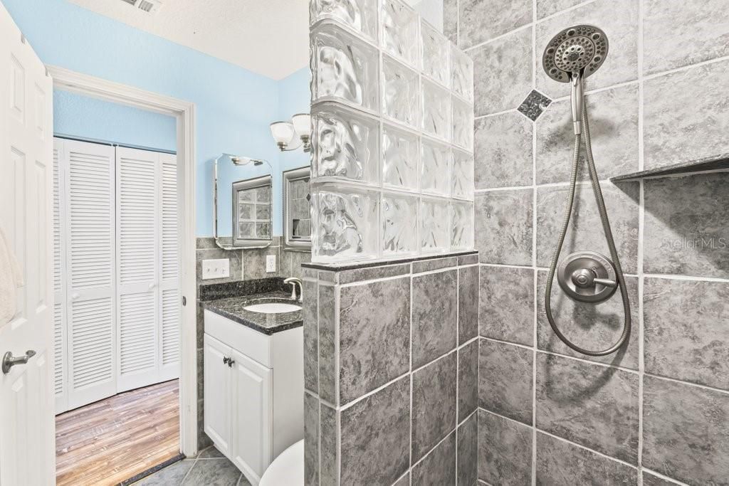 Bathroom, Interior, Wood Texture Flooring