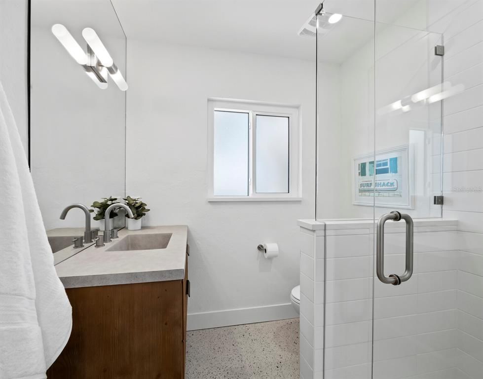 Bathroom, Glass Shower, Interior