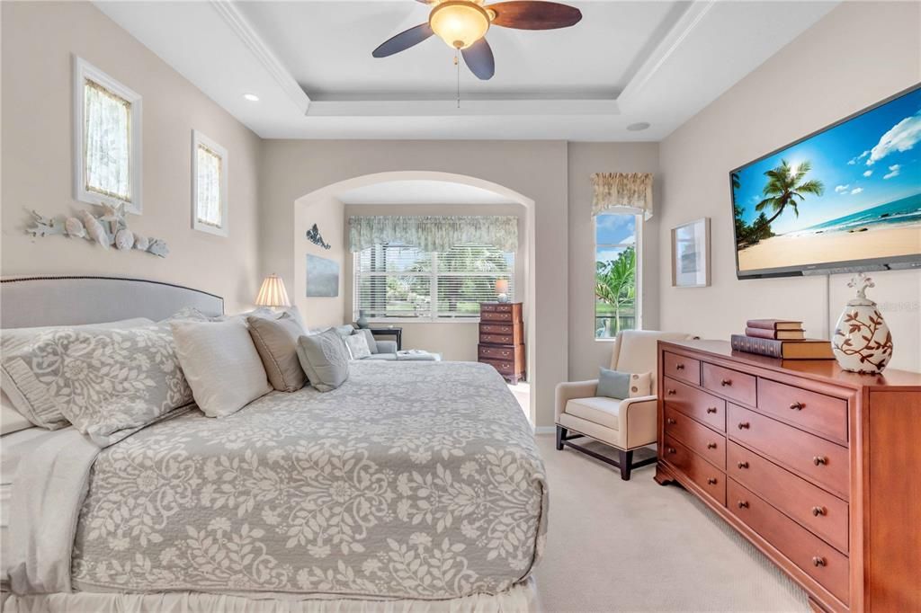 Bedroom, Interior, Recessed Lighting