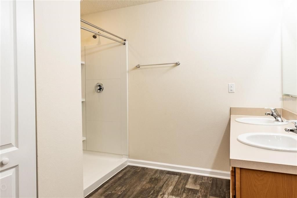 Bathroom, Interior, Wood Texture Flooring