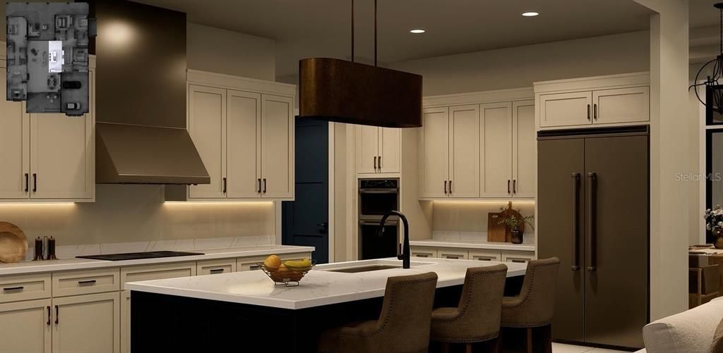 Interior, Kitchen, Pendant Lights, Recessed Lighting