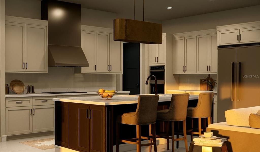 Interior, Kitchen, Pendant Lights, Recessed Lighting