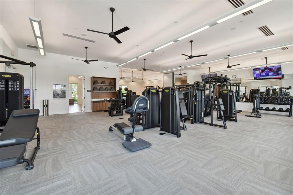 Fitness Equipment, Gym, Interior