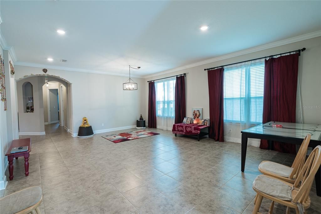 Game Room, Interior, Pendant Lights, Recessed Lighting, Water