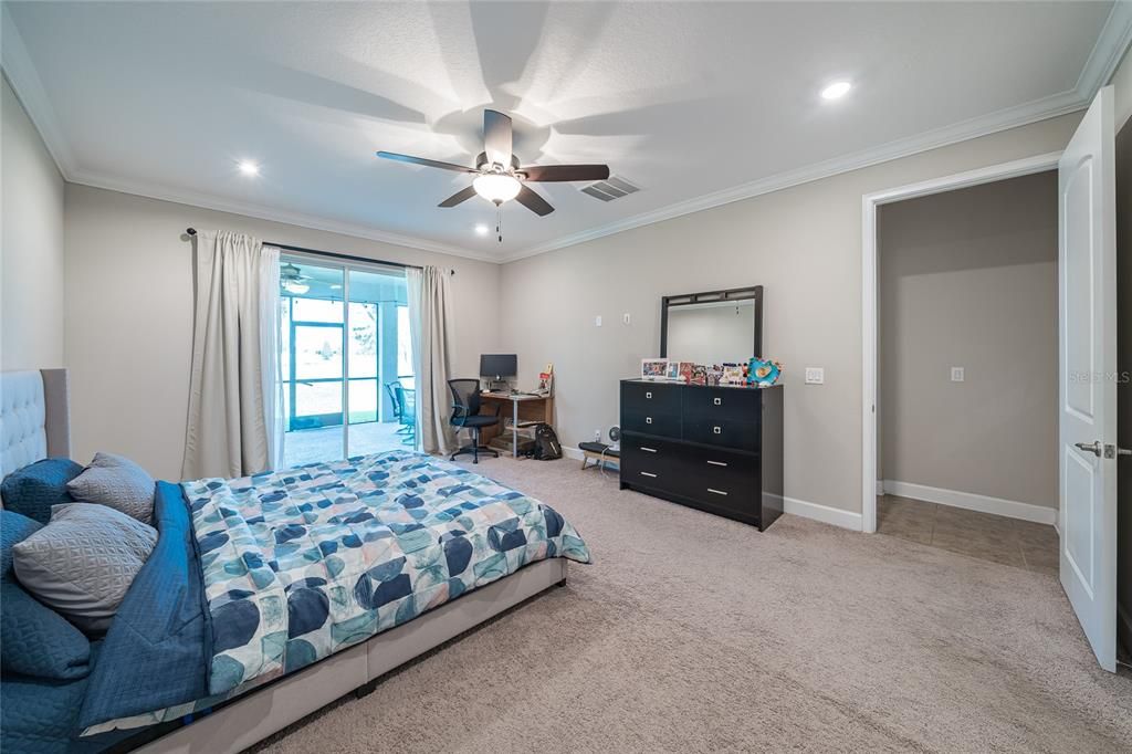 Bedroom, Home Office, Interior, Recessed Lighting
