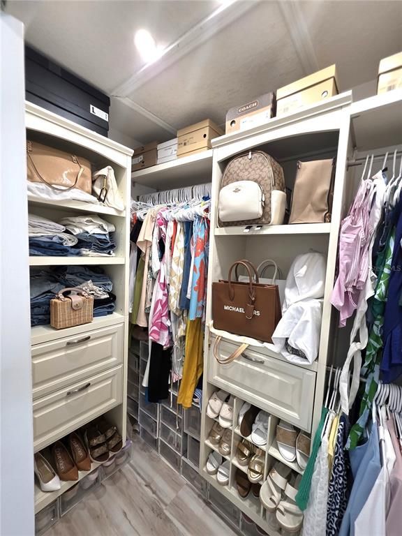 Interior, Recessed Lighting, Walk-in Closets, Wood Texture Flooring