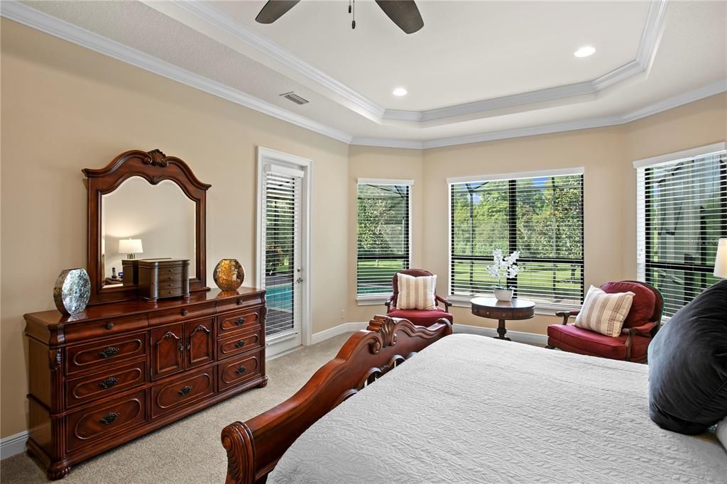 Bedroom, Interior, Recessed Lighting