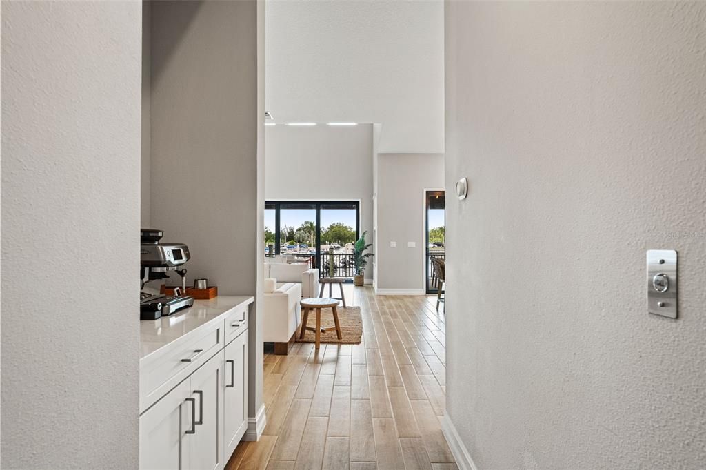 Interior, Kitchen, Living room, Wood Texture Flooring