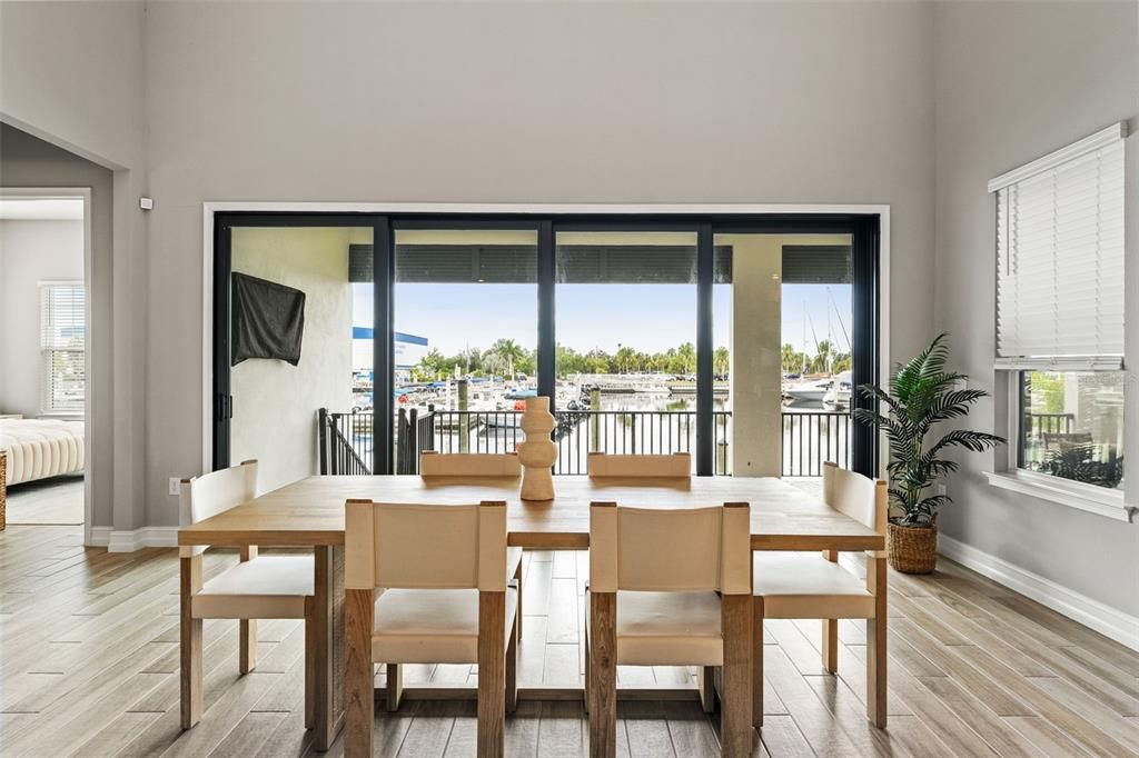 Dining room, Interior, Water, Wood Texture Flooring