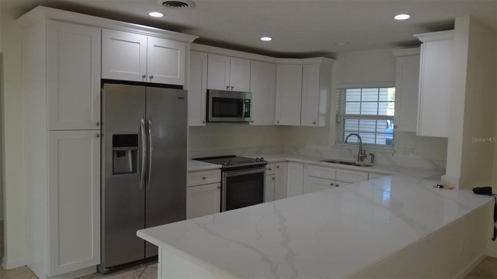 Interior, Kitchen, Recessed Lighting, Stainless Steel Appliances