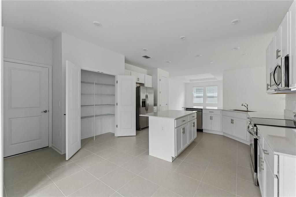 Interior, Kitchen, Recessed Lighting