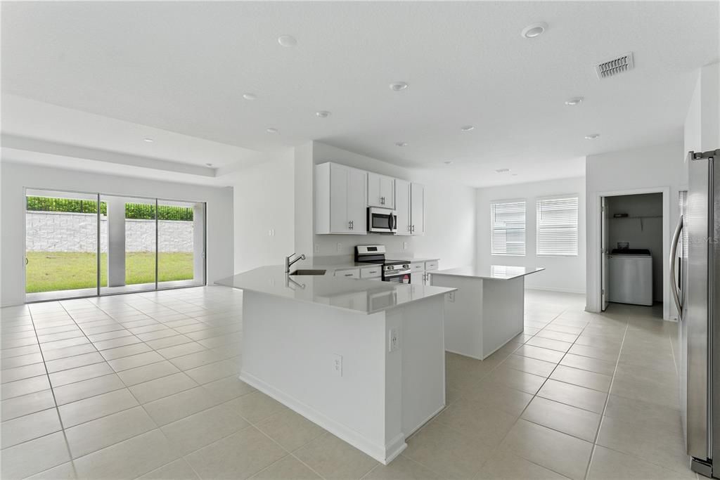 Interior, Kitchen, Recessed Lighting, Stainless Steel Appliances
