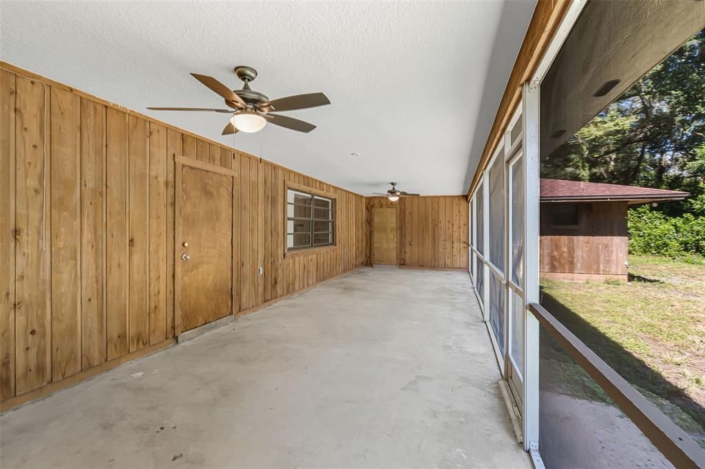 Interior, Sun Room, Wooden Walls