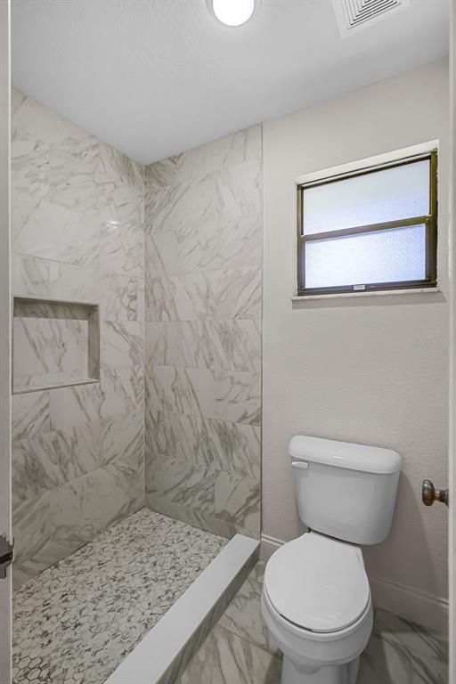 Bathroom, Interior, Marble, Marble Walls, Recessed Lighting