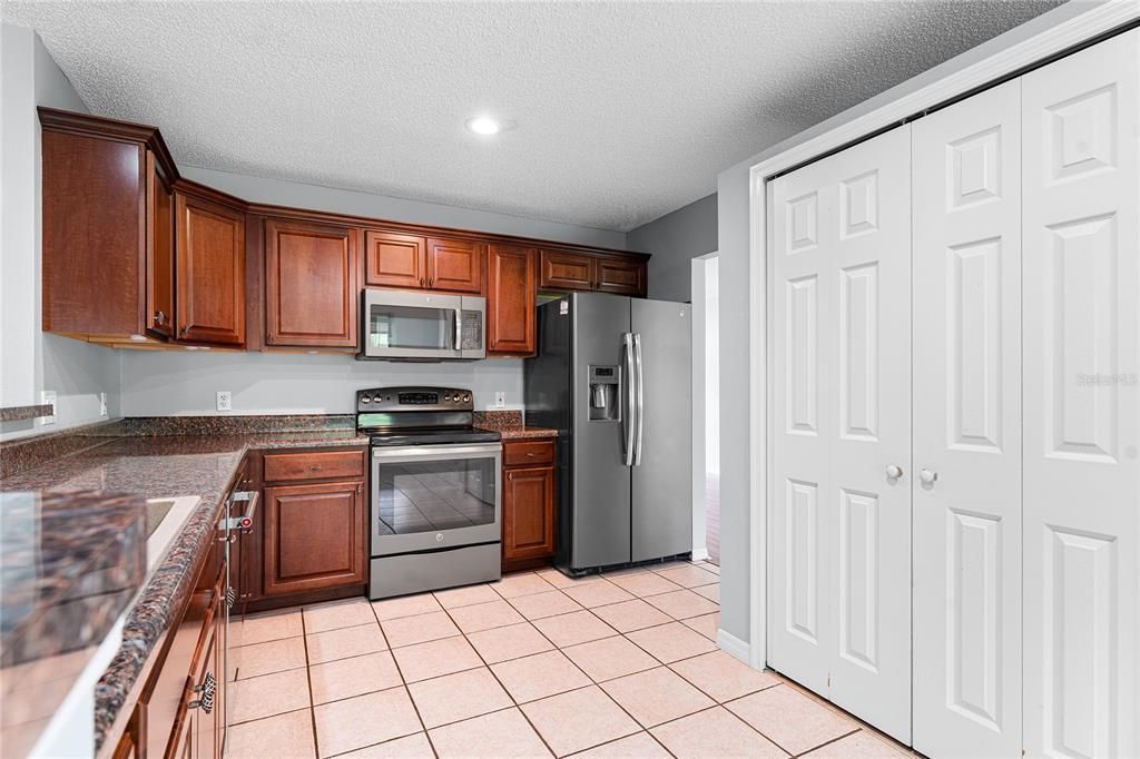 Interior, Kitchen, Recessed Lighting, Stainless Steel Appliances