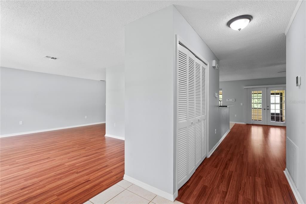 Empty room, Interior, Wood Texture Flooring
