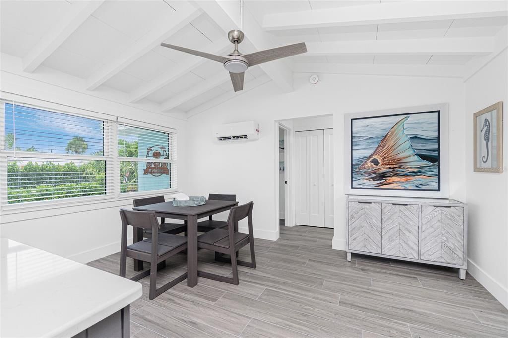 Dining room, Interior, Wood Texture Flooring