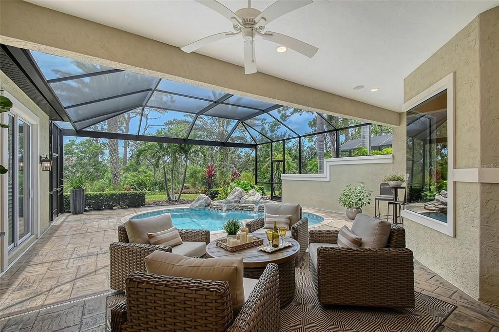 Glass Ceilings, Interior, Pool, Recessed Lighting, Sun Room