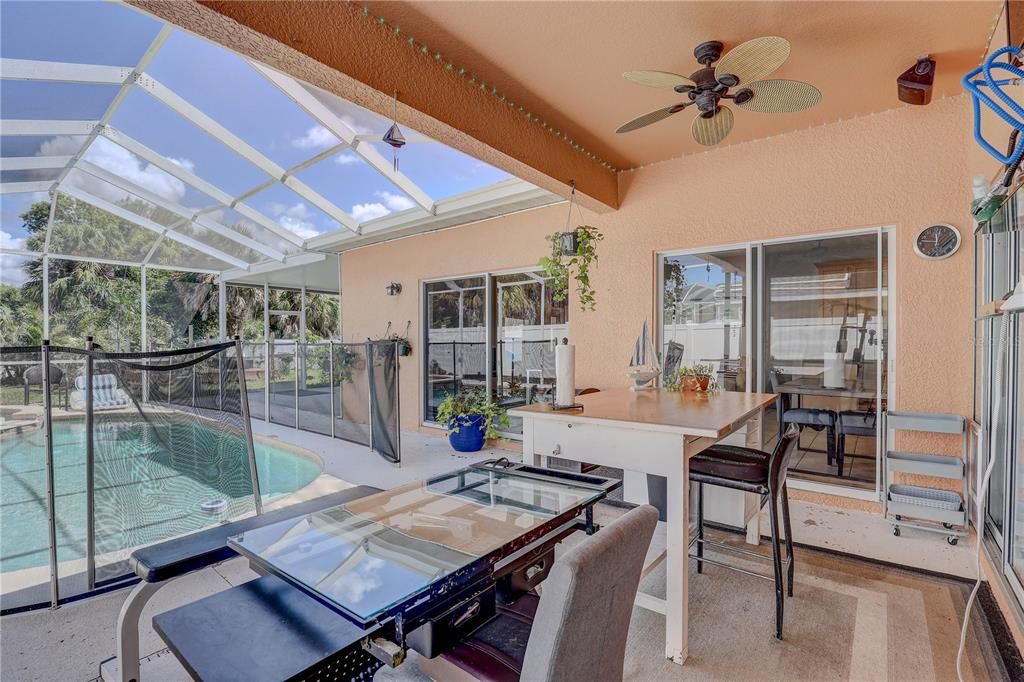 Dining room, Glass Ceilings, Interior, Pool, Sun Room