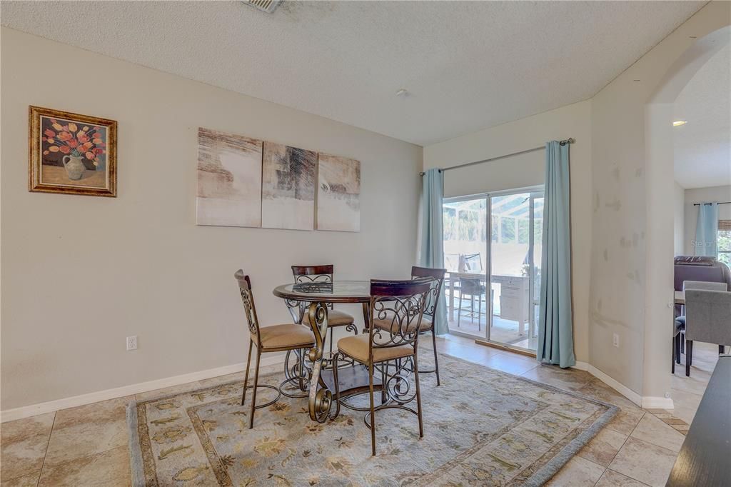 Dining room, Interior, Recessed Lighting