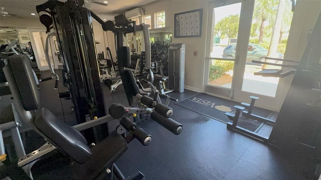 Fitness Equipment, Gym, Interior, Recessed Lighting