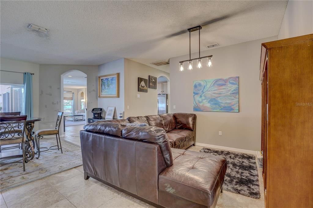 Dining room, Interior, Living room, Pendant Lights