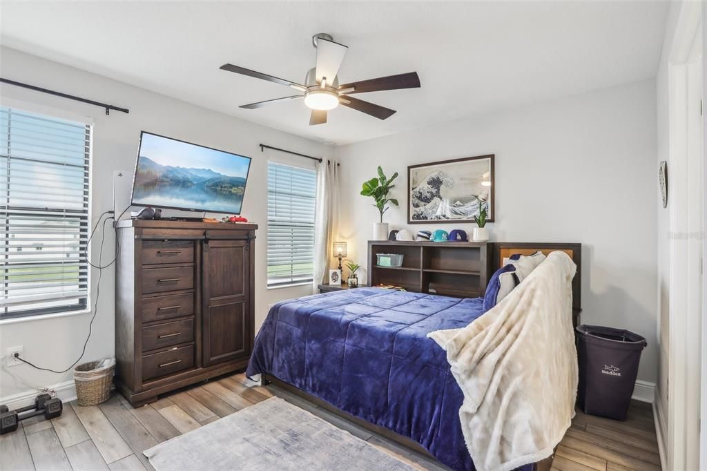 Bedroom, Interior, Wood Texture Flooring