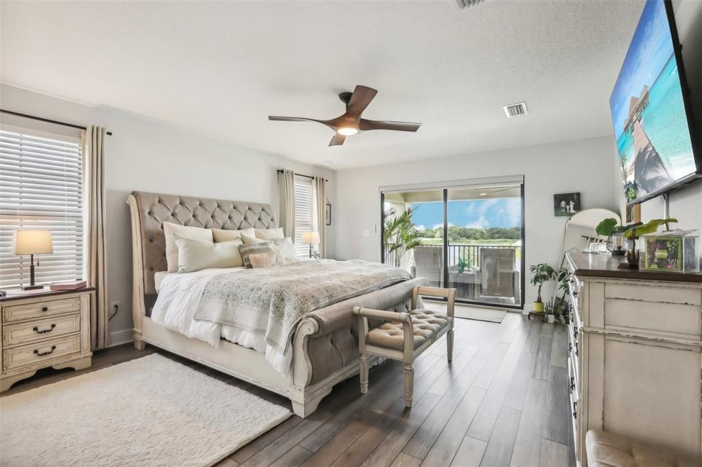 Bedroom, Interior, Wood Texture Flooring