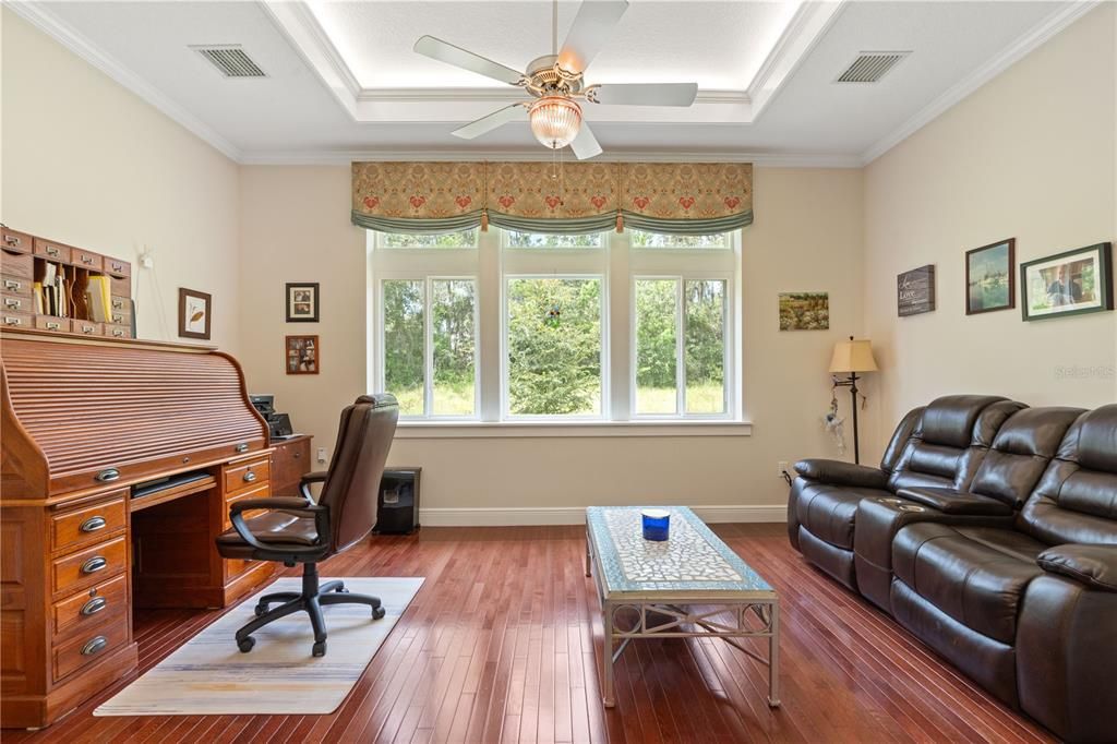Home Office, Interior, Wood Texture Flooring