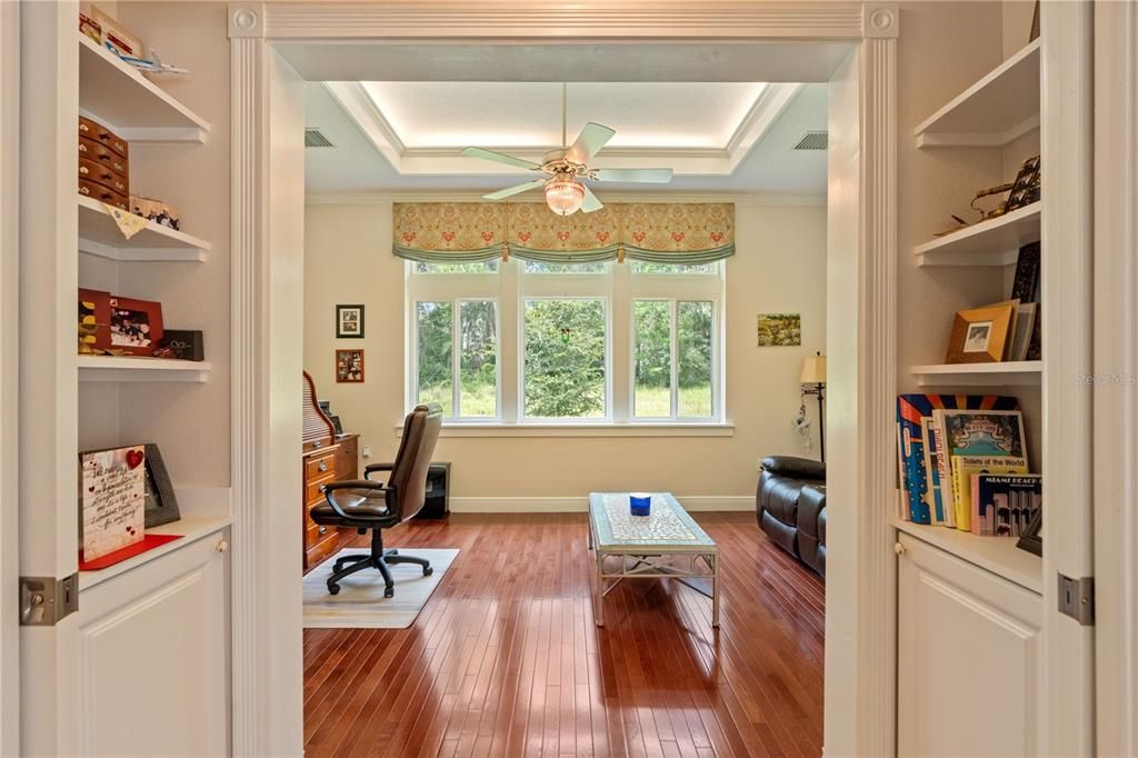 Home Office, Interior, Wood Texture Flooring