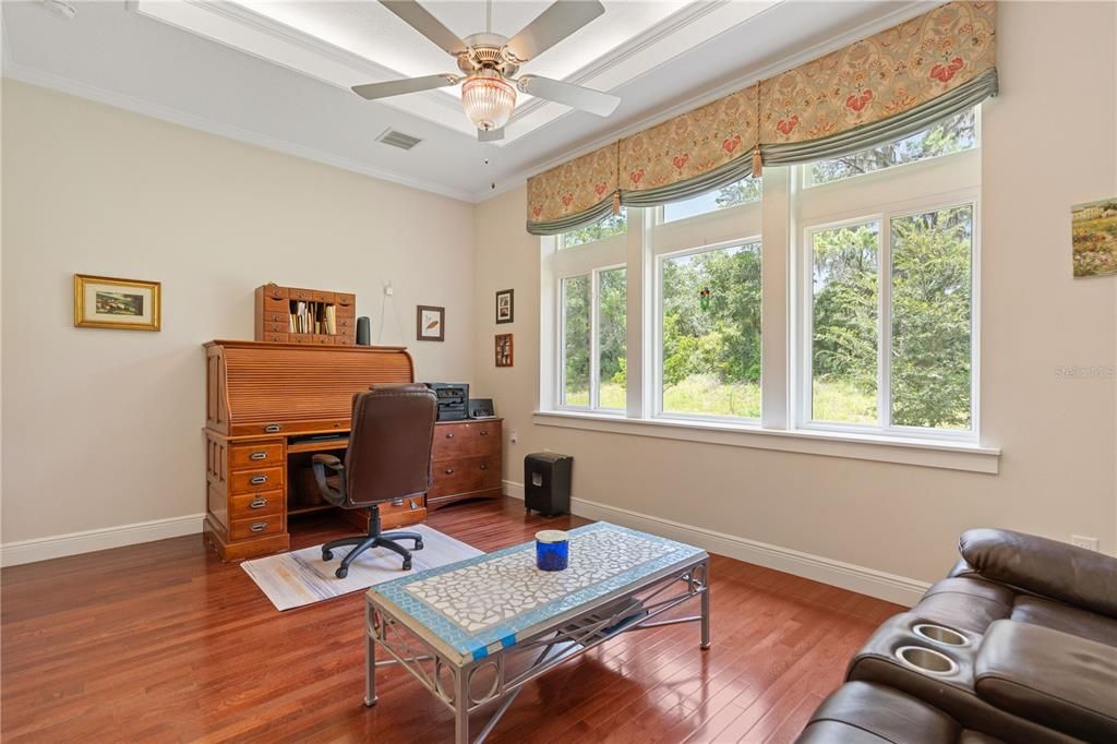 Home Office, Interior, Wood Texture Flooring