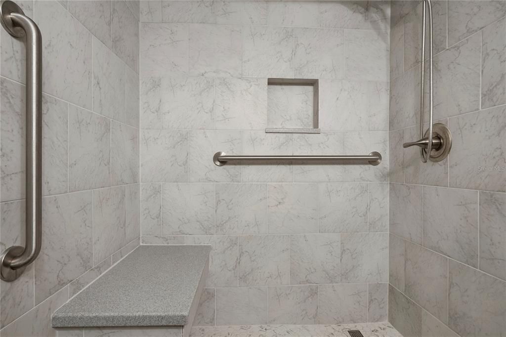 Bathroom, Interior, Marble Walls