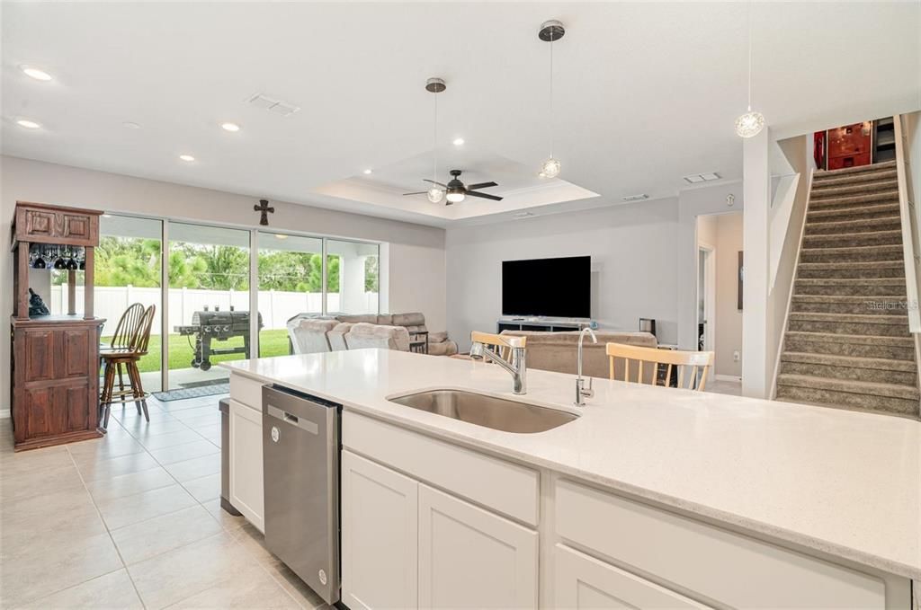 Interior, Kitchen, Pendant Lights, Recessed Lighting