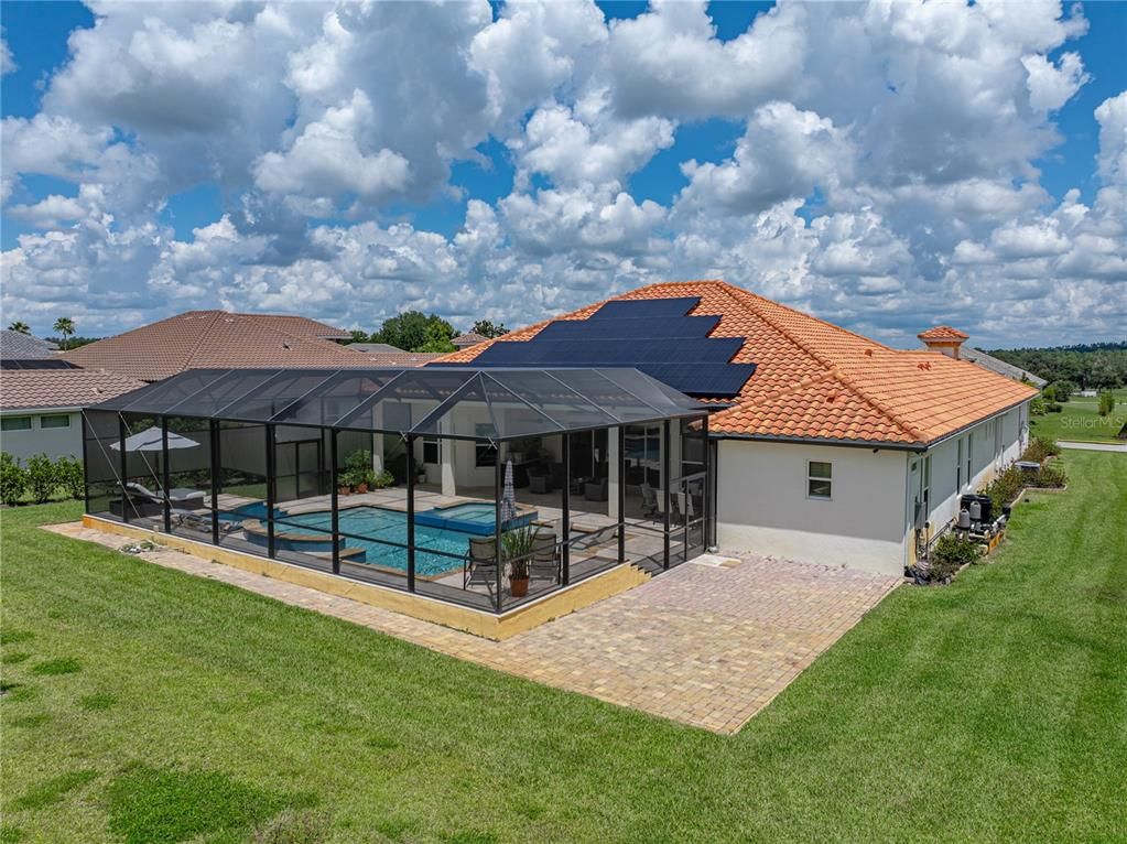 Backyard, Exterior, Pool, Solar Panels