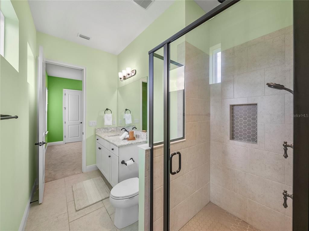 Bathroom, Glass Shower, Interior