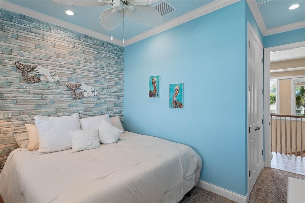 Bedroom, Interior, Recessed Lighting