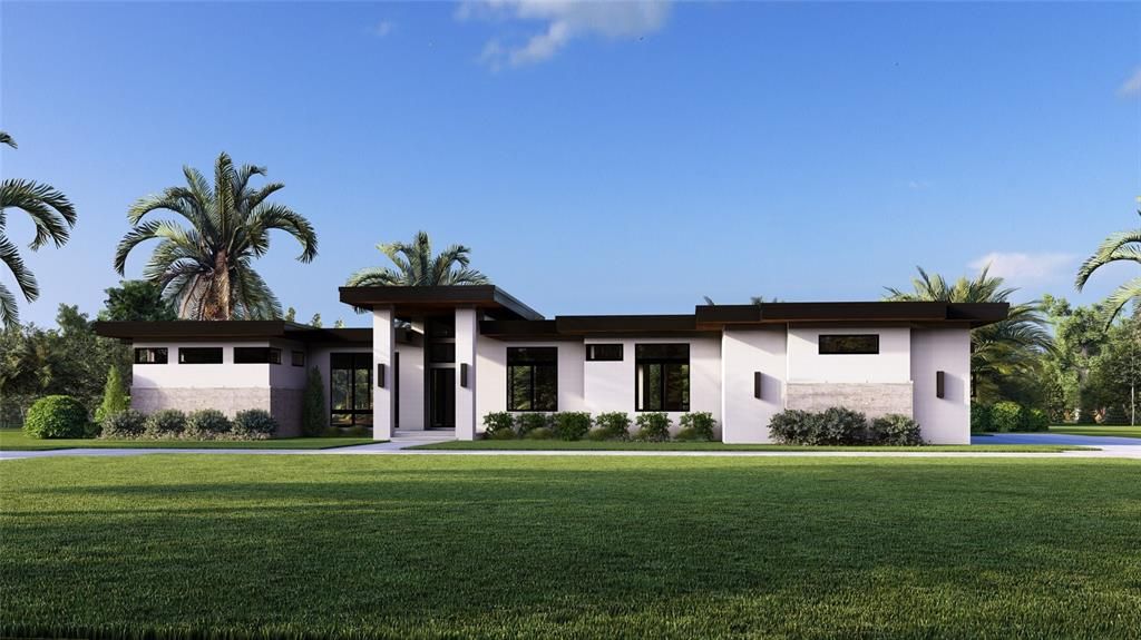 Backyard, Exterior, Facade, Modern