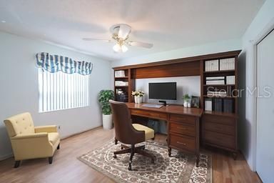 Home Office, Interior, Wood Texture Flooring