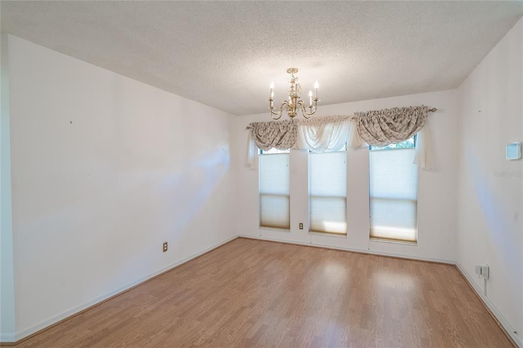 Chandelier, Empty room, Interior, Wood Texture Flooring