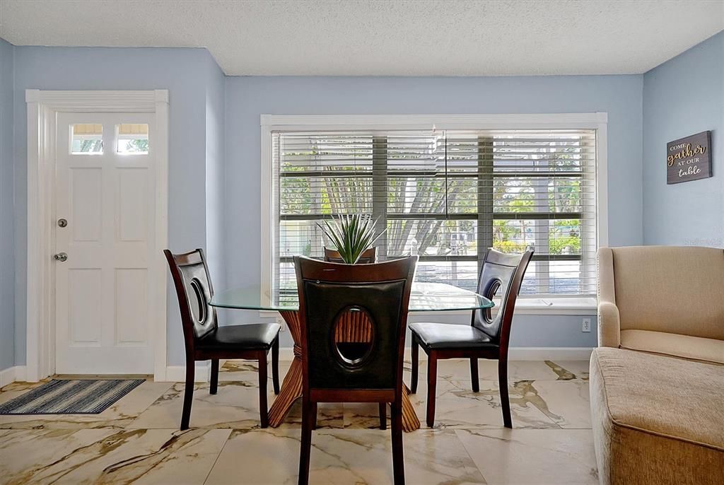Dining room, Interior, Marble